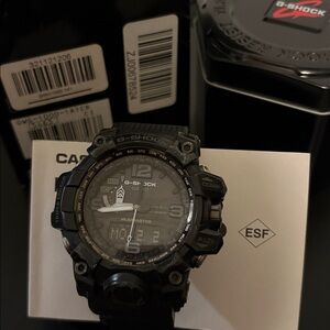 Casio G-Shock Mudmaster Black Tactical Watch - Very Rere